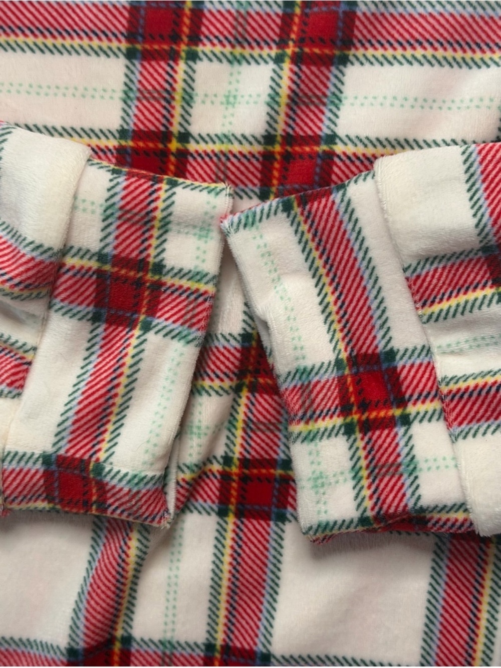 Auden Christmas Plaid Fleece Pajama Set Women’s XXL Red Green Holiday PJs - Picture 4 of 11